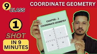 Coordinate Geometry Class 9 in 9 Minutes 🔥 | Class 9 Maths Chapter 3 Complete Lecture