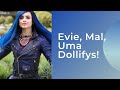 Descendants Dollifys- Mal, Evie, Uma #shorts