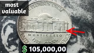 👉$105,000👈 do you have One! Very rare  ERROR  1999 P Jefferson Nickels,coins worth money.