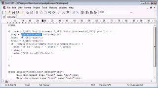 Beginner PHP Tutorial 72 Using htmlentities for Security flv