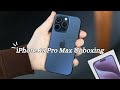 iPhone 15 Pro Max 256 Gb  📱(blue) Unboxing ☁️ + set up