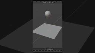 How to simulate gravity in Blender. #3d #3danimation #animation #blender3d #shorts #gravity