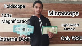 Foldscope - Paper Microscope | 140x Magnification | ₹330 only | Extreme Doer |#ExtremeDoer#science