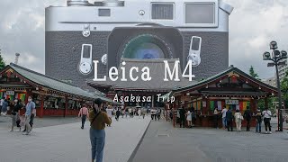 Film Street Photography With My Leica M4 | Asakusa Trip