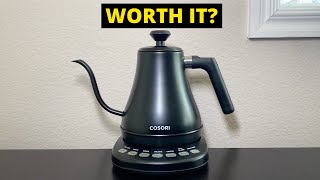 Cosori Electric Gooseneck Tea Kettle Review: Best Tea Kettle?