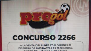 resultados Progol 2266