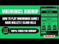 Mnemonics: HACKING AIRDROP And All You Need To Know