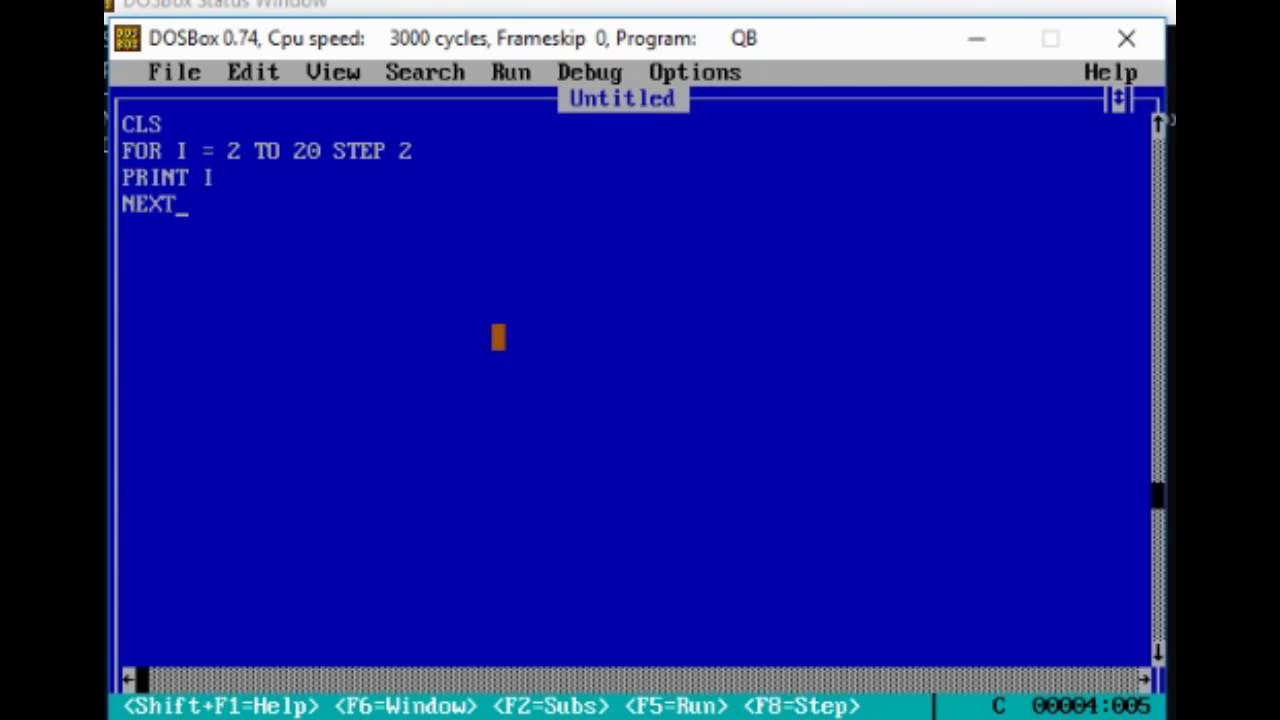Qbasic Program
