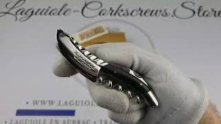 Twisted Laguiole Corkscrew Ebony wood By Laguiole en Aubrac