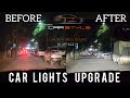 aozoom headlight projectors before after