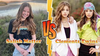 Clements Twins (Ava And Leah Clements) VS Salish Matter Transformation 👑 New Stars From Baby To 2023