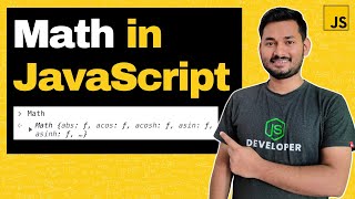 Math Object in JavaScript | The Complete JavaScript Course | Ep.08