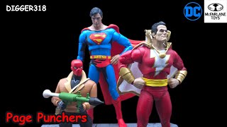 Superman 87 Shazam Red Hood Adventure Continues DC Page Punchers McFarlane Action Figure Toy Review