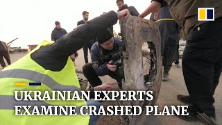Ukrainian experts examine plane crash site in Tehran