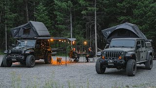 SilentFamily with Friends: Perfect Summer Night - Camping with Their Dog [Relaxi