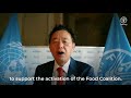 FAO Director-General QU Dongyu video message on Food Coalition