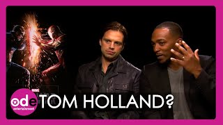 'Spidey Can't Get Too Hot!' Anthony Mackie and Sebastian Stan on Tom Holland 🤭