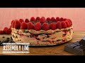 Raspberry Mocha Ice box Cake | Assembly Line