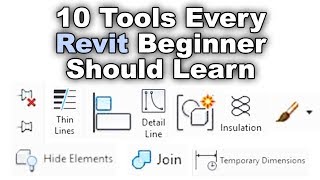 10 Tools Every Revit Beginner Should Learn - Revit Beginner Tutorial