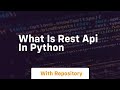 what is rest api in python