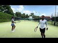 Tennis Malaysia MatchPlays singles part 3 Hazli/Daania vs Leroy Yong