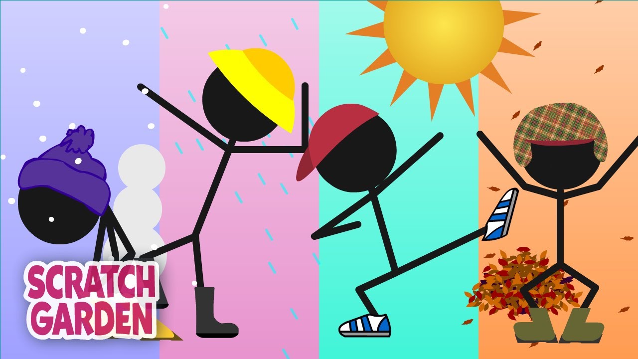 The Seasons Song Science Songs Scratch Garden Youtube