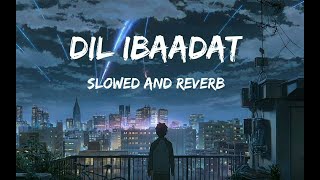 Dil ibaadat (Lofi Mix) | K.K | Sony Music India | Lyrics | Bollywood Lofi || 90s lofi ||