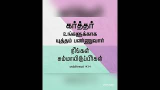 பயப்படாதிருங்கள் நீங்கள் சும்மாயிருங்கள் 16.05.2023