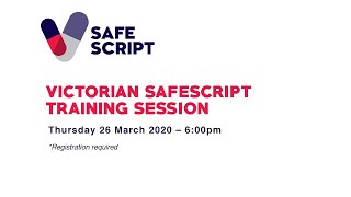 Victorian SafeScript Training Session