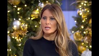 Melania goes to Fox News to hawk Christmas ornaments