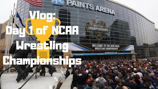NCAA Wrestling Vlog | Day 1 | BradenShoolerVlogs