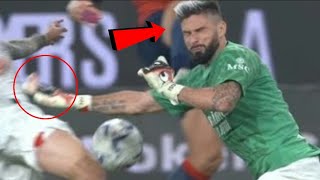 Olivier Giroud Match Saving Moment vs Genoa vs AC Milan