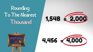 Rounding Numbers To The Nearest Thousand