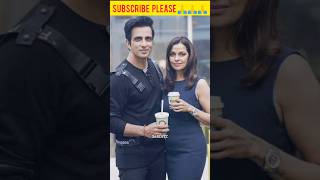 Real Human Being Sonu Sood with his beautiful Wife #shorts #short #viral #reels #trending #ytshorts