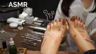 【ASMR】陥入爪と巻き爪治療、脱毛、皮膚縫合ロールプレイ