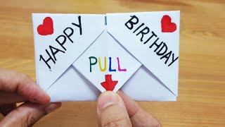 How to make an easy pull card | birthday card | diy | easy cards for kids