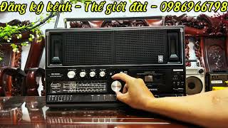 (Đã bán)THANH LÝ 1.500 VNĐ| ĐÀI GRUNDIG RR3000 THƯƠNG HIỆU ĐỨC| LỖI PHẦN CASSETTE