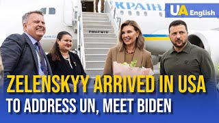 President Zelenskyy in USA: participation in UN Assembly, meeting with Biden ahead