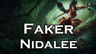 Faker plays Nidalee Jungle - Full Game - Patch 5.2