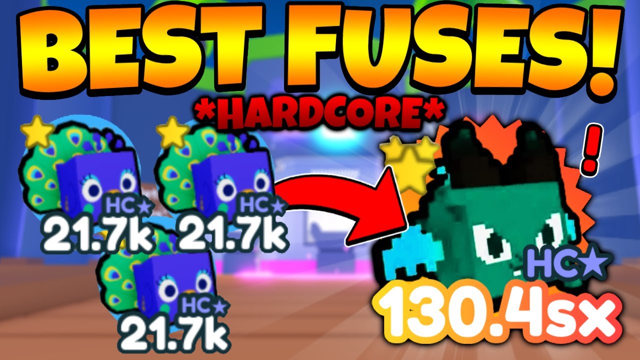 *NEW* BEST FUSING METHODS IN HARDCORE UPDATE IN PET SIMULATOR X!