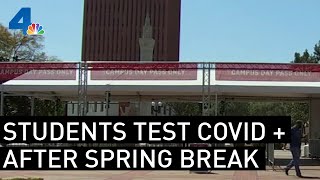 USC Students Test Positive for COVID After Spring Break Travel | NBCLA