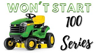 John Deere 100 Series Mower Wont Start! (SIMPLE FIX)