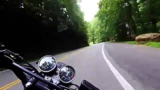 Nighthawk 750 on The Tail of the Dragon
