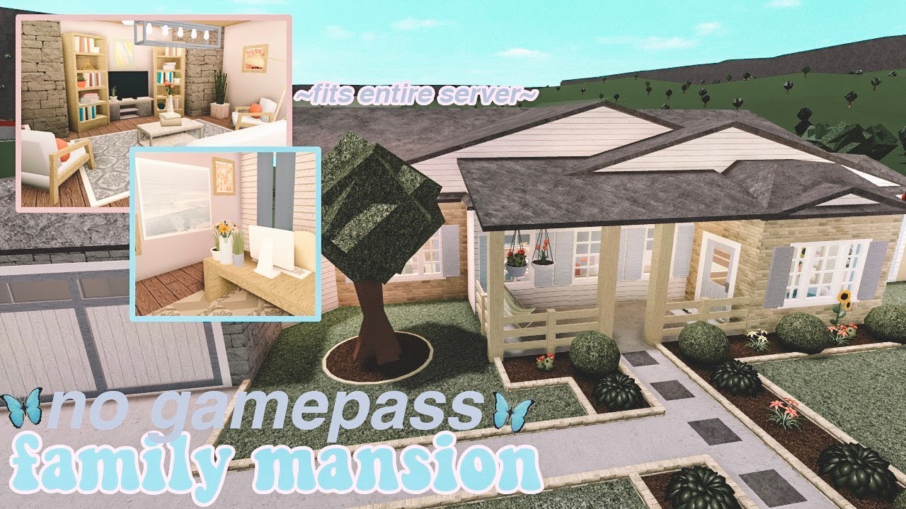 Aesthetic Bloxburg No Gamepass Family House Aesthetic Bloxburg No Gamepass Family House