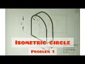 ISOMETRIC SEMI CIRCLE - Isometric circle PROBLEMS 1 in | Technical drawing | Engineering drawing