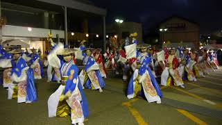 夜高舞緋組「第63回福光ねつおくり七夕祭り」駅前会場20180728