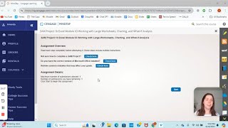 SAM Project 1b Excel Module 03 Working with Large Worksheets, Charting, and What-If Analysis
