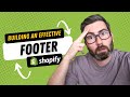 Coding an effective Shopify footer section