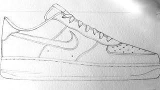 How to draw a Shoes (Nike Air)