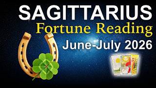 SAGITTARIUS Fortune Tarot Reading "A CONNECTION BRINGS A LUCKY BREAK!' June to July 2026 ✨